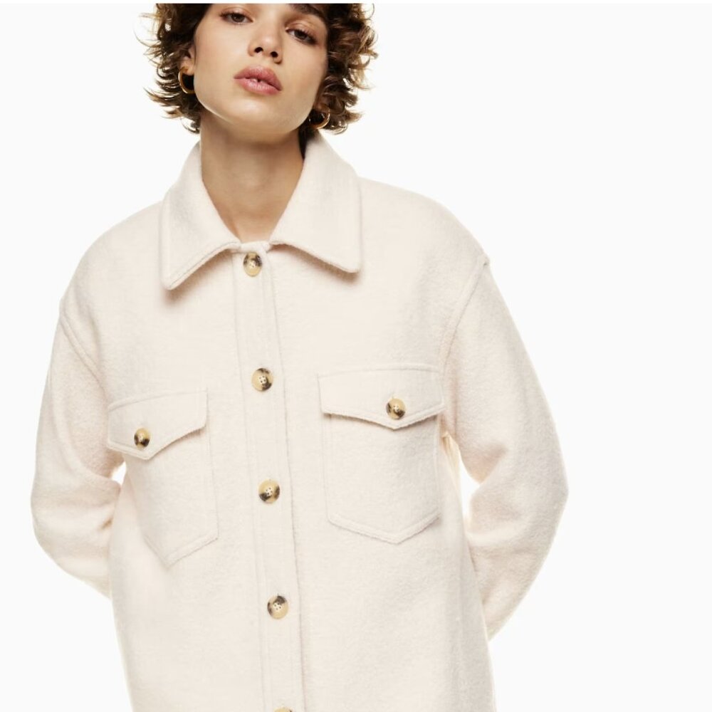 Aritzia Wilfred Free The Ganna Shirt Jacket, Size S